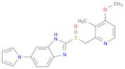 2-[(4-methoxy-3-methyl-pyridin-2-yl)methylsulfinyl]-5-pyrrol-1-yl-3H-benzoimidazole