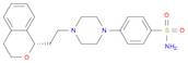 Benzenesulfonamide, 4-(4-(2-(3,4-dihydro-1H-2-benzopyran-1-yl)ethyl)-1 -piperazinyl)-, (S)-