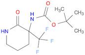 TERT-BUTYL 2-OXO-3-(TRIFLUOROMETHYL)PIPERIDIN-3-YLCARBAMATE