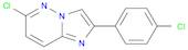 6-Chloro-2-(4-chlorophenyl)imidazo[1,2-b]pyridazine