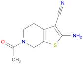 6-acetyl-2-amino-4,5,6,7-tetrahydrothieno[2,3-c]pyridine-3-carbonitrile