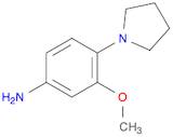 1-(4-amino-2-methoxyphenyl)pyrrolidine