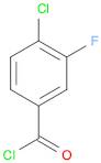 Benzoyl chloride, 4-chloro-3-fluoro- (9CI)