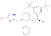 5-(((2R,3S)-2-((R)-1-(3,5-Bis(trifluoromethyl)phenyl)ethoxy)-3-phenylmorpholino)methyl)-1H-1,2,4-t…