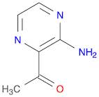 Ethanone, 1-(3-aminopyrazinyl)- (9CI)