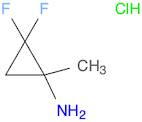 2,2-DIFLUORO-1-METHYLCYCLOPROPANAMINE HYDROCHLORIDE