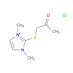 1,3-dimethyl-2-[(2-oxopropyl)sulfanyl]-1H-imidazol-3-ium chloride