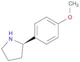 1-((2R)PYRROLIDIN-2-YL)-4-METHOXYBENZENE