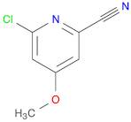 6-CHLORO-4-METHOXY-PYRIDINE-2-CARBONITRILE