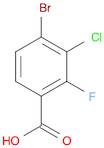 4-Bromo-3-chloro-2-fluorobenzoic acid