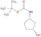 Carbamic acid, [(1S,3R)-3-hydroxycyclopentyl]-, 1,1-dimethylethyl ester (9CI)