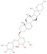 (25R)-3β-(2-O-α-L-Rhamnopyranosyl-β-D-glucopyranosyloxy)spirosta-5-ene