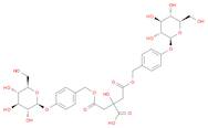 3-Carboxy-3-hydroxy-1,5-dioxo-1,5-pentanediylbis(oxymethylene-4,1-phenylene) bis-β-D-glucopyrano...