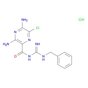 3,5-Diamino-N-(N-benzylcarbamimidoyl)-6-chloropyrazine-2-carboxamide hydrochloride