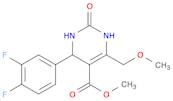 5-METHOXYCARBONYL-4-METHOXYMETHYL-1,2,3,6-TETRAHYDRO-2-OXO-6-(3,4-DIFLUOROPHENYL)PYRIMIDINE