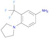 4-(Pyrrolidin-1-yl)-3-(trifluoromethyl)aniline