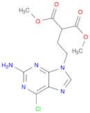 [2-(2-Amino-6-chloro-9H-purin-9-yl)ethyl]propanedioic acid dimethyl ester