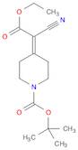 1-PIPERIDINECARBOXYLIC ACID, 4-(1-CYANO-2-ETHOXY-2-OXOETHYLIDENE)-, 1,1-DIMETHYLETHYL ESTER