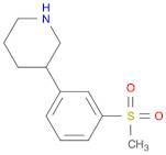 3-(3-(Methylsulfonyl)phenyl)piperidine