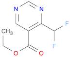 4-Difluoromethyl-pyrimidine-5-carboxylic Acid ethyl ester