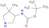 (4,4-Dimethyl-pyrrolidin-3-yl)-carbamic acid tert-butyl ester