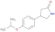 2-Pyrrolidinone, 4[4-(1-Methylethoxy)Phenyl]