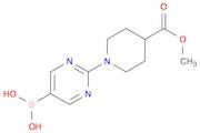 (2-(4-(Methoxycarbonyl)piperidin-1-yl)pyriMidin-5-yl)boronic acid