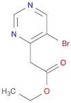 (5-Bromo-pyrimidin-4-yl)-acetic acid ethyl ester