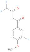 4,4-difluoro-1-(3-fluoro-4-methoxyphenyl)butane-1,3-dione