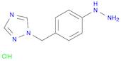 1-[(4-Hydrazinophenyl)methyl]-1H-1,2,4-triazole hydrochloride