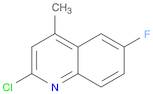 2-CHLORO-6-FLUORO-4-METHYLQUINOLINE