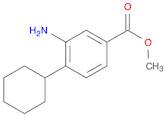 3-AMINO-4-CYCLOHEXYL-BENZOIC ACID METHYL ESTER