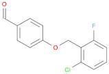 4-(2-CHLORO-6-FLUOROBENZYLOXY)BENZALDEHYDE