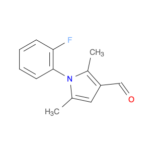 1-(2-FLUORO-PHENYL)-2,5-DIMETHYL-1H-PYRROLE-3-CARBALDEHYDE