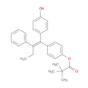 (E)-1-(4-HYDROXYPHENYL)-1-[4-(TRIMETHYLACETOXY)PHENYL]-2-PHENYLBUT-1-ENE