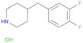 4-(3,4-DIFLUORO-BENZYL)-PIPERIDINE HYDROCHLORIDE