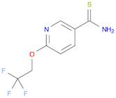 6-(2,2,2-TRIFLUOROETHOXY)PYRIDINE-3-THIOCARBOXAMIDE