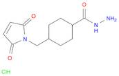 4-((2,5-Dioxo-2,5-dihydro-1H-pyrrol-1-yl)methyl)cyclohexane-1-carbohydrazide hydrochloride