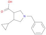 1-Benzyl-4-cyclopropyl-3-pyrrolidinecarboxylic acid