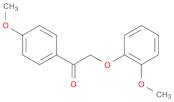 2-(2-Methoxyphenoxy)-1-(4-methoxyphenyl)ethanone