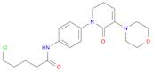 5-chloro-N-(4-(5-morpholino-6-oxo-3,6-dihydropyridin-1(2H)-yl)phenyl)pentanamide