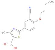 2-(4-Butoxy-3-cyanophenyl)-4-methylthiazole-5-carboxylic acid