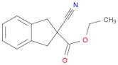 Ethyl 2-cyano-1,3-dihydroindene-2-carboxylate