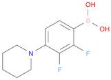 2,3-Difluoro-4-piperidinophenylboronic acid