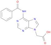 6-Benzoylamino-9H-purine-9-acetic acid