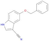 5-(benzyloxy)-1H-indole-3-carbonitrile