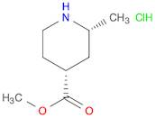 rac-methyl (2R,4R)-2-methylpiperidine-4-carboxylate hydrochloride, cis