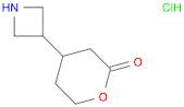 4-(Azetidin-3-yl)tetrahydro-2H-pyran-2-one hydrochloride