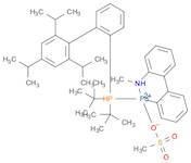 Methanesulfonato(2-di-t-butylphosphino-2',4',6'-tri-i-propyl-1,1'-biphenyl)(2'-methylamino-1,1'-bi…