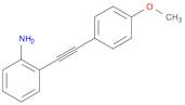 2-((4-Methoxyphenyl)ethynyl)benzeneaMine